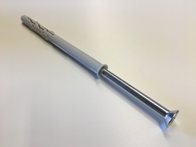 Gevelkozijnplug + schroef 10/180mm fisher